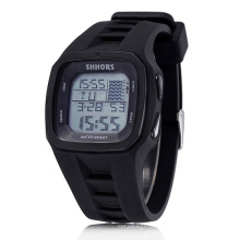 Shhors 0300B Men Digital Wristwatches Silicone Sports Watches Fashion Watch